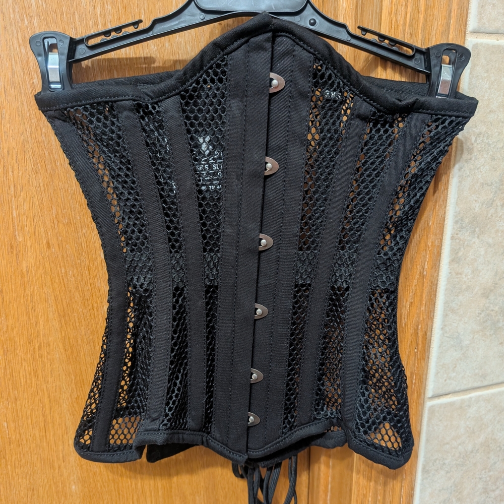 Corsets Island Black Mesh Corset